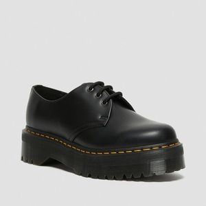 1461 smooth leather platform shoe